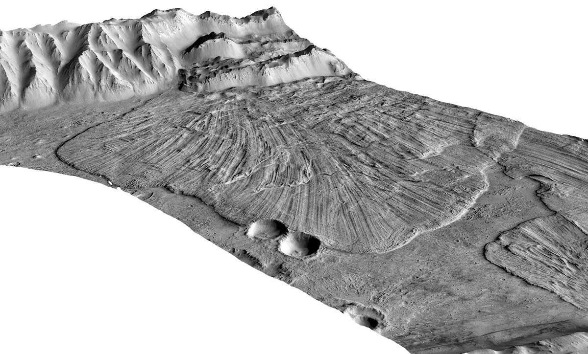 Monster martian landslide